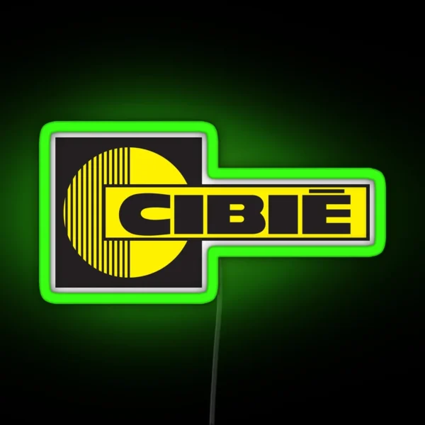 Classic 1962 CIBIE Lights Race And Rally Logo RGB Neon Sign