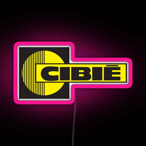 Classic 1962 CIBIE Lights Race And Rally Logo RGB Neon Sign