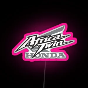 Classic Africa Motorcycle RGB Neon Sign