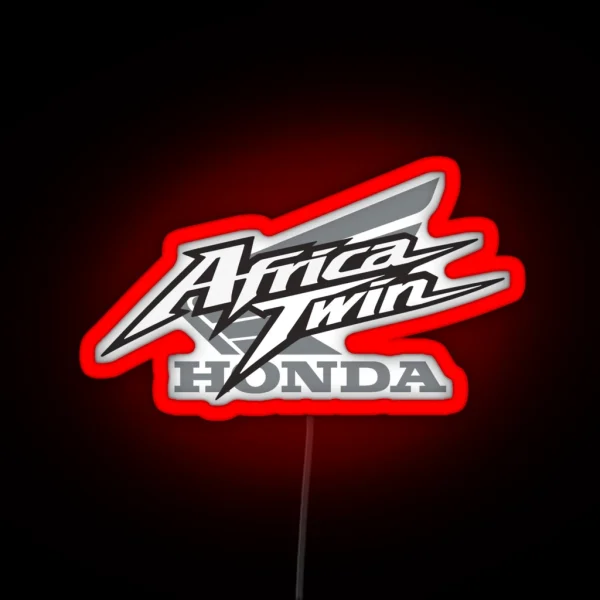 Classic Africa Motorcycle RGB Neon Sign