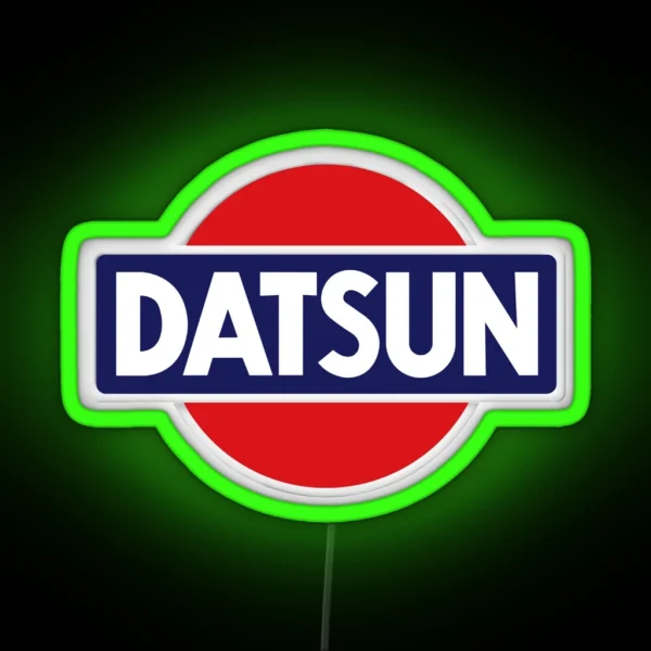 Classic Datsun Logo S RGB Neon Sign
