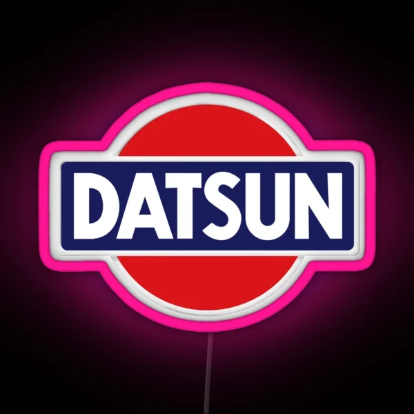 Classic Datsun Logo S RGB Neon Sign