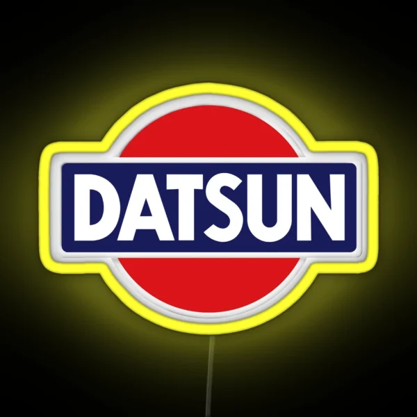 Classic Datsun Logo S RGB Neon Sign