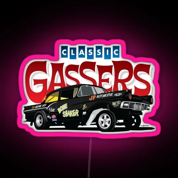 Classic Gassers RGB Neon Sign