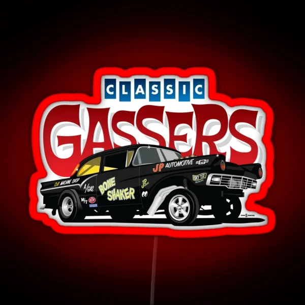 Classic Gassers RGB Neon Sign