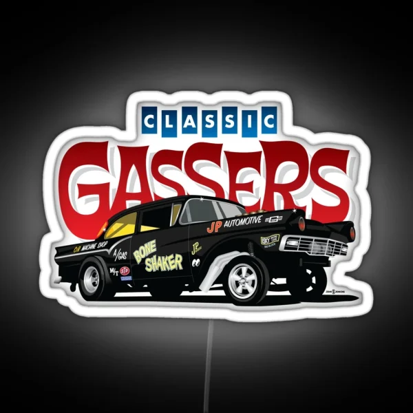 Classic Gassers RGB Neon Sign