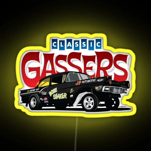 Classic Gassers RGB Neon Sign