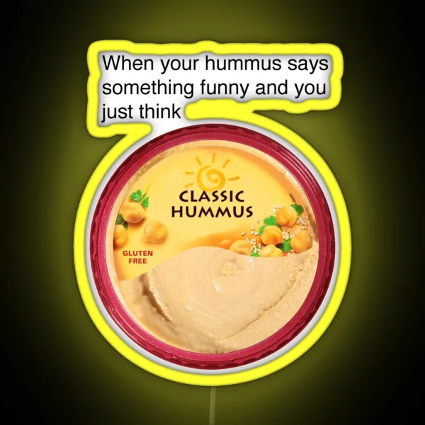 Classic Hummus RGB Neon Sign