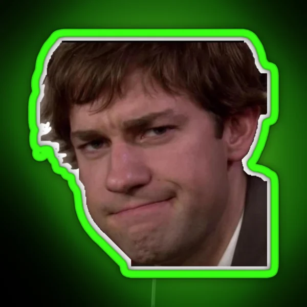 Classic Jim Face RGB Neon Sign