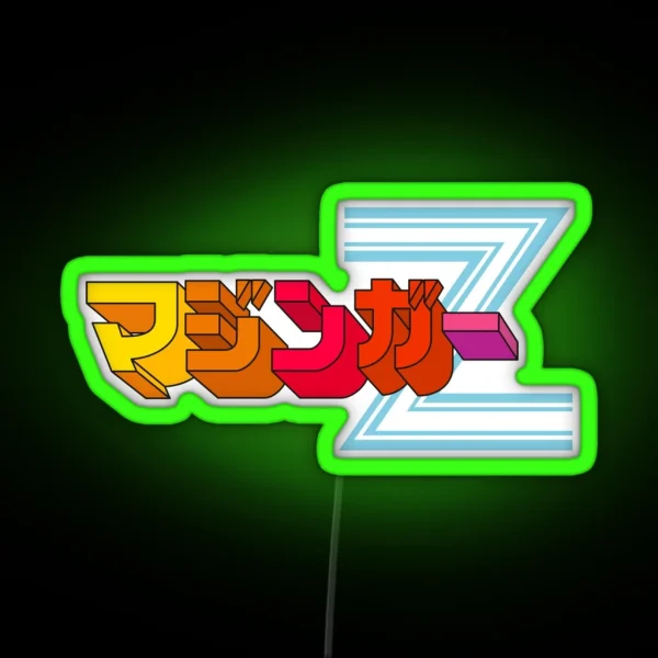 Classic Mazinger Z RGB Neon Sign