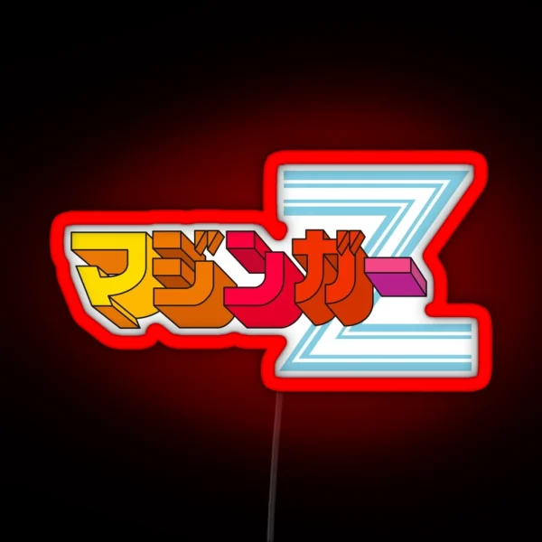 Classic Mazinger Z RGB Neon Sign