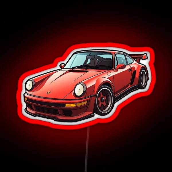 Classic Porsche 911 Porsche 911 Turbo Gt3 Design Porsche 964 RGB Neon Sign