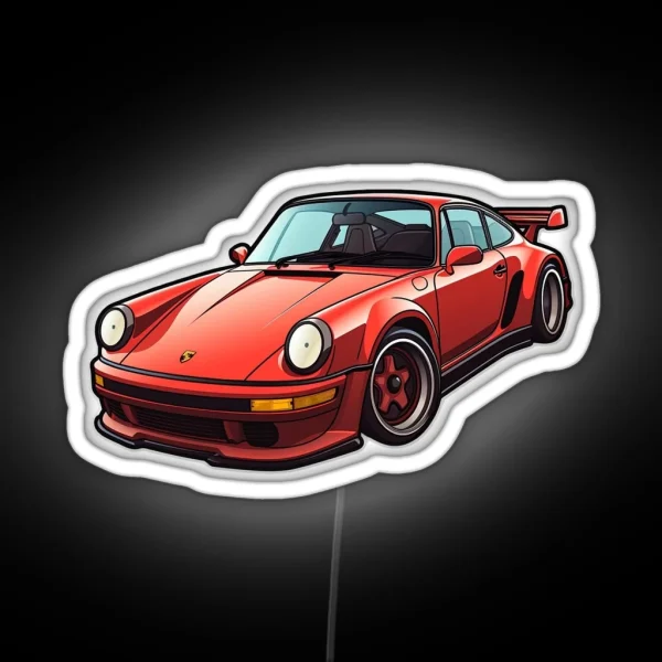 Classic Porsche 911 Porsche 911 Turbo Gt3 Design Porsche 964 RGB Neon Sign