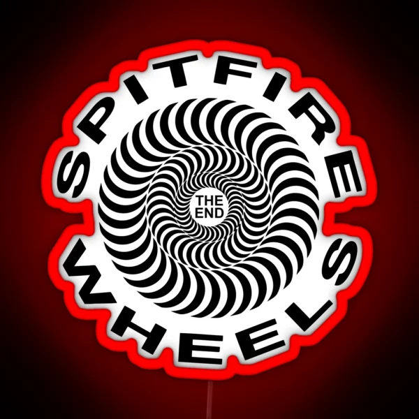 Classic Skateboard Wheels RGB Neon Sign