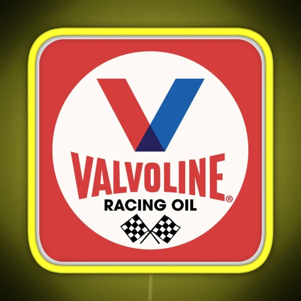 Classic Vintage Valvoline Racing Oil Led Design RGB Neon Sign