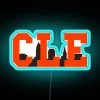 CLE Skyline Browns RGB Neon Sign - Image 2
