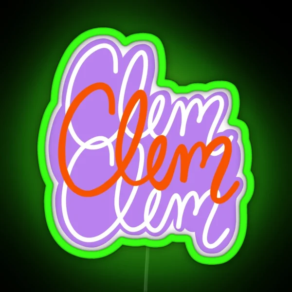 Clem Clem Clem 2 RGB Neon Sign
