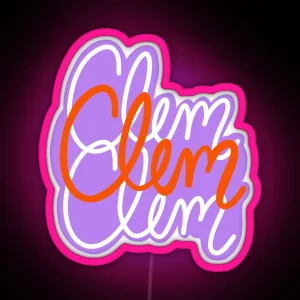 Clem Clem Clem 2 RGB Neon Sign