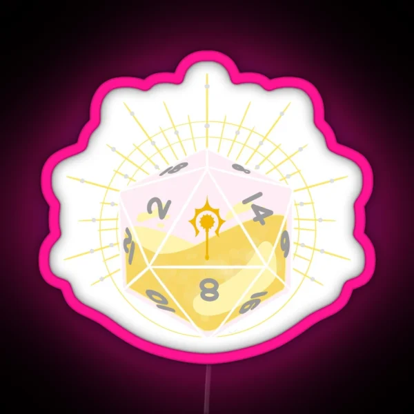 Cleric D20 RGB Neon Sign