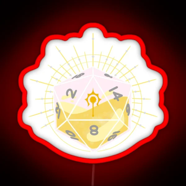 Cleric D20 RGB Neon Sign