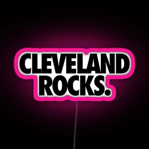 CLEVELAND ROCKS RGB Neon Sign