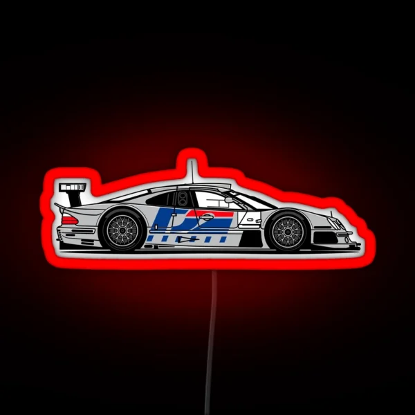 CLK GTR Race Car RGB Neon Sign