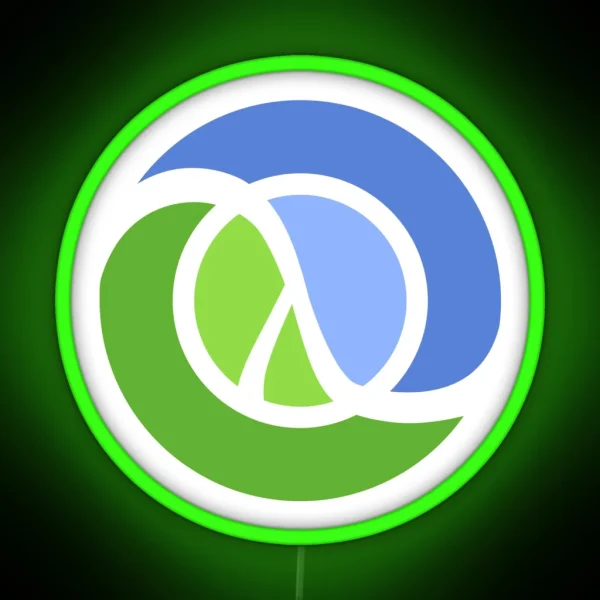 Clojure Logo RGB Neon Sign