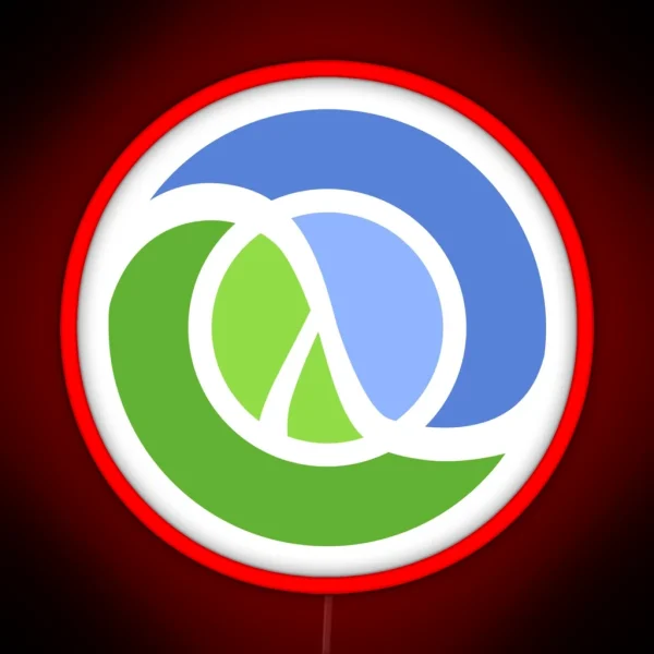Clojure Logo RGB Neon Sign