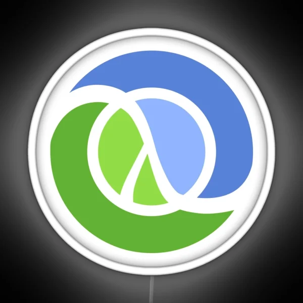 Clojure Logo RGB Neon Sign