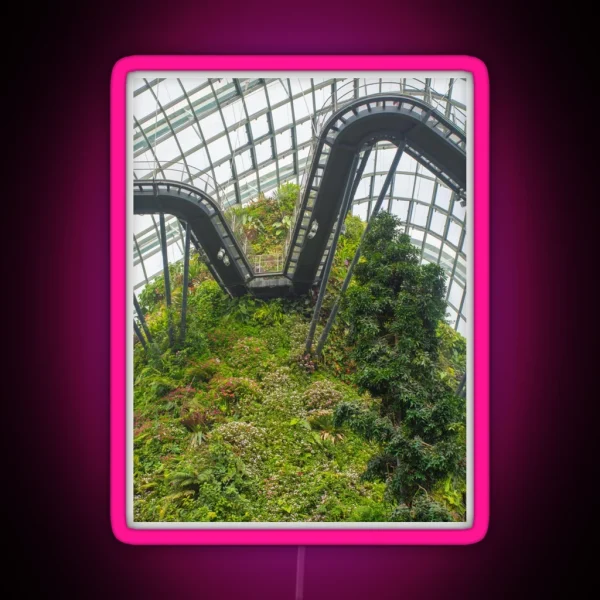 Cloud Forest Walkway RGB Neon Sign