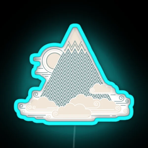 Cloud Mountain RGB Neon Sign