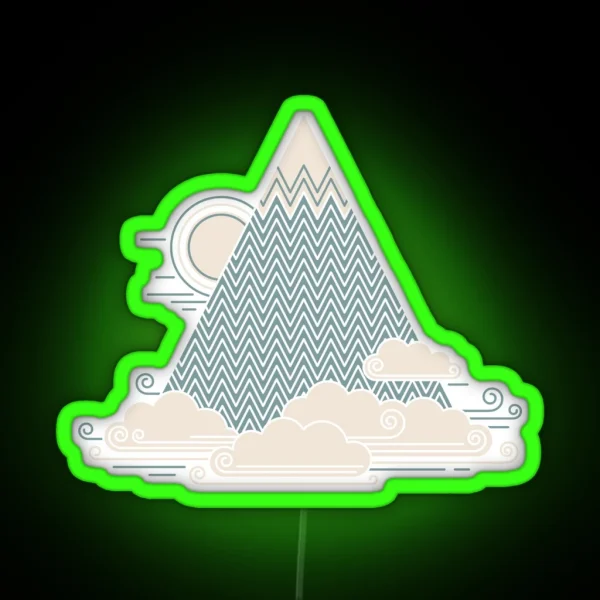 Cloud Mountain RGB Neon Sign