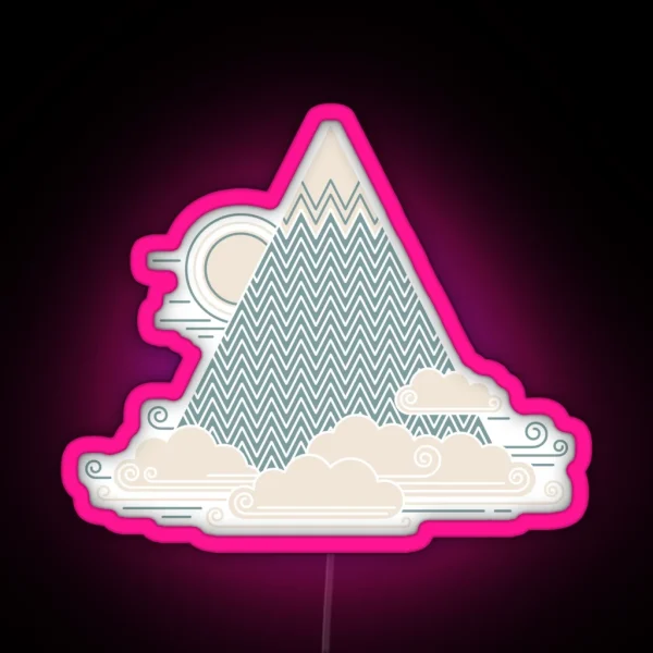 Cloud Mountain RGB Neon Sign