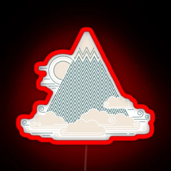 Cloud Mountain RGB Neon Sign
