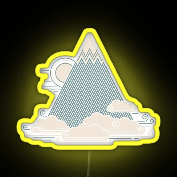 Cloud Mountain RGB Neon Sign