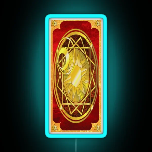 Clow Card Back RGB Neon Sign