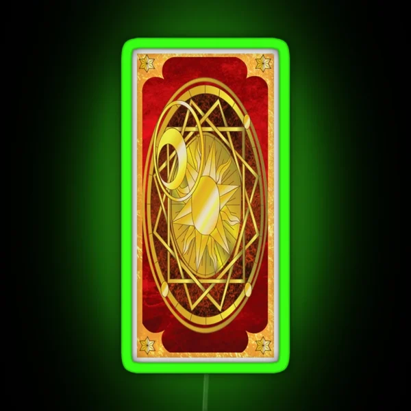 Clow Card Back RGB Neon Sign