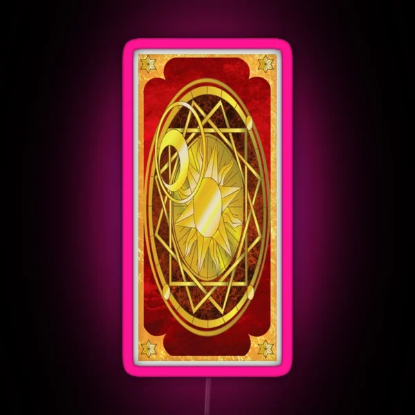 Clow Card Back RGB Neon Sign