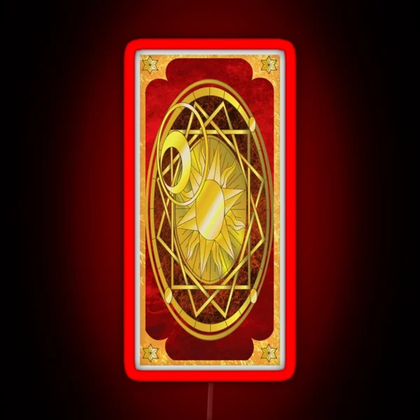 Clow Card Back RGB Neon Sign