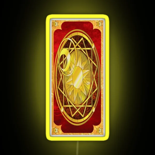 Clow Card Back RGB Neon Sign