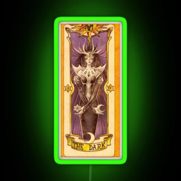 Clow Card The Dark RGB Neon Sign