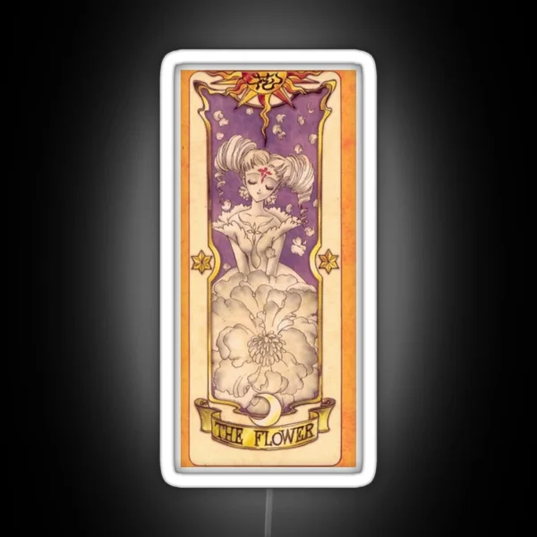 Clow Card The Flower RGB Neon Sign