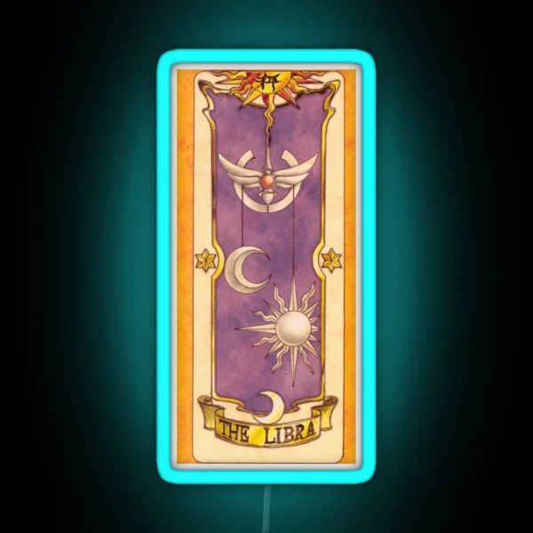Clow Card The Libra RGB Neon Sign