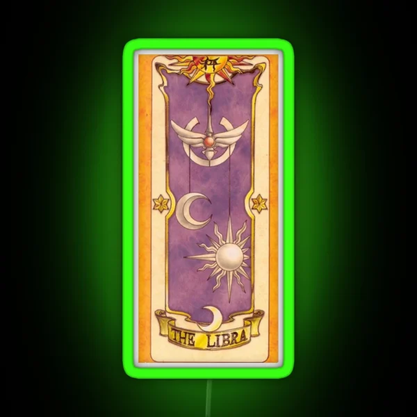 Clow Card The Libra RGB Neon Sign