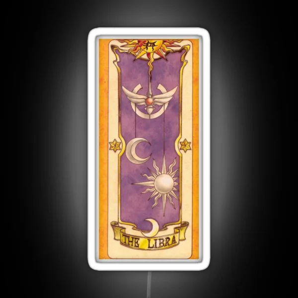 Clow Card The Libra RGB Neon Sign