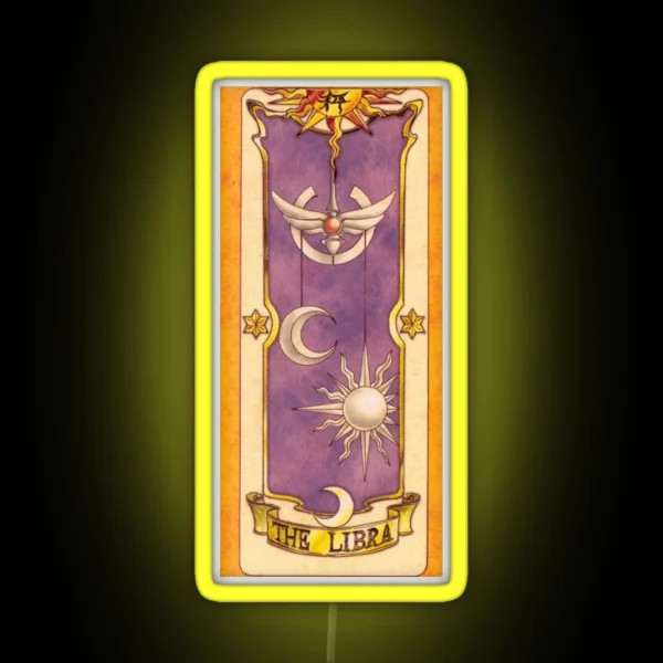 Clow Card The Libra RGB Neon Sign