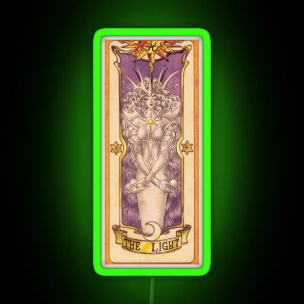 Clow Card The Light RGB Neon Sign