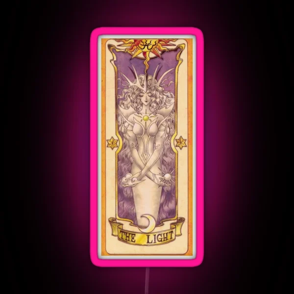 Clow Card The Light RGB Neon Sign