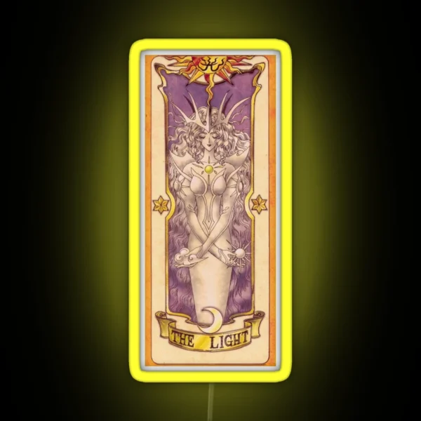 Clow Card The Light RGB Neon Sign