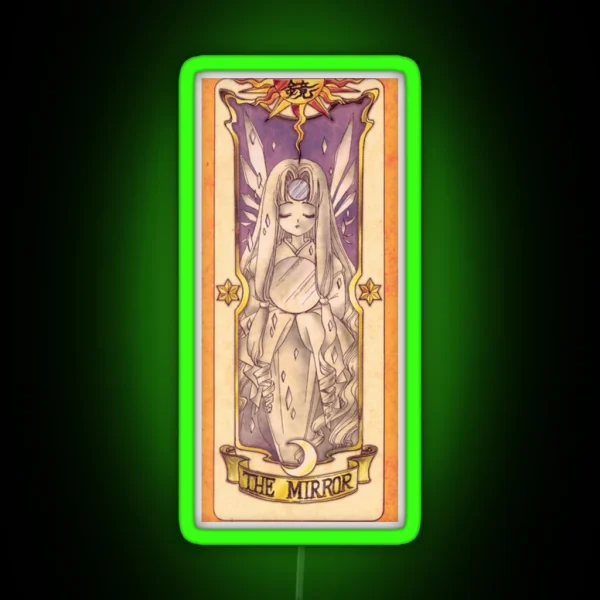 Clow Card The Mirror RGB Neon Sign